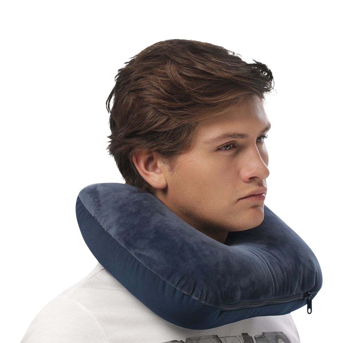 TOTTO - Almohada de cuello para Viaje 2 En 1 Cloud Azul  Totto