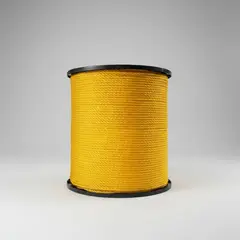 METALFER - Cordel Plastico 10mm X 22 Mts 10 Kg Amarillo