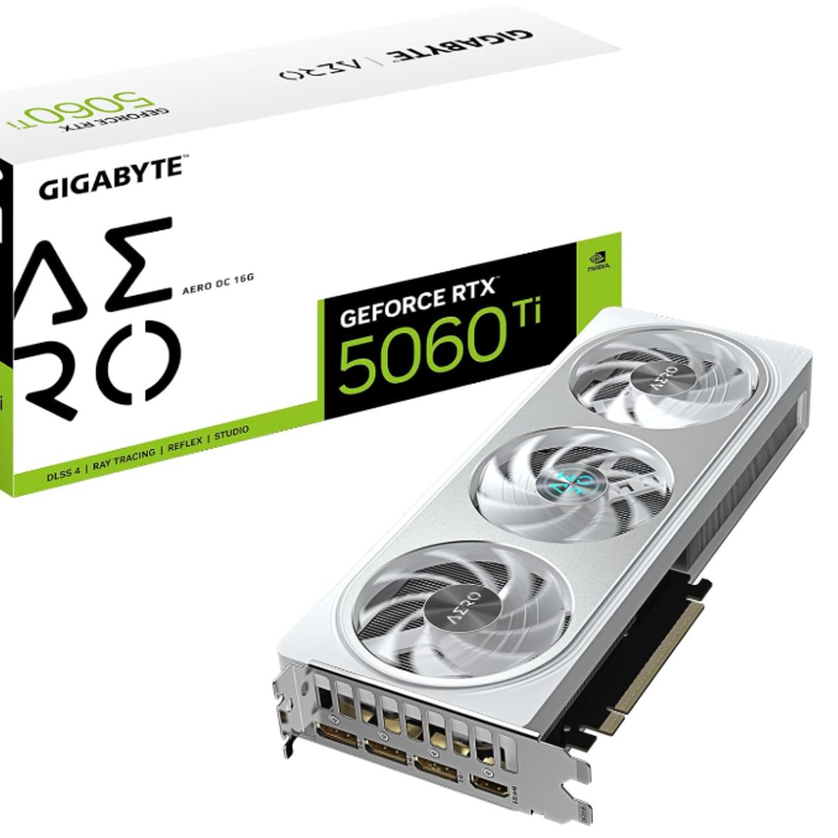 GIGABYTE - Tarjeta de Video - Gigabyte Nvidia GeForce RTX 5060 TI AERO OC 16G