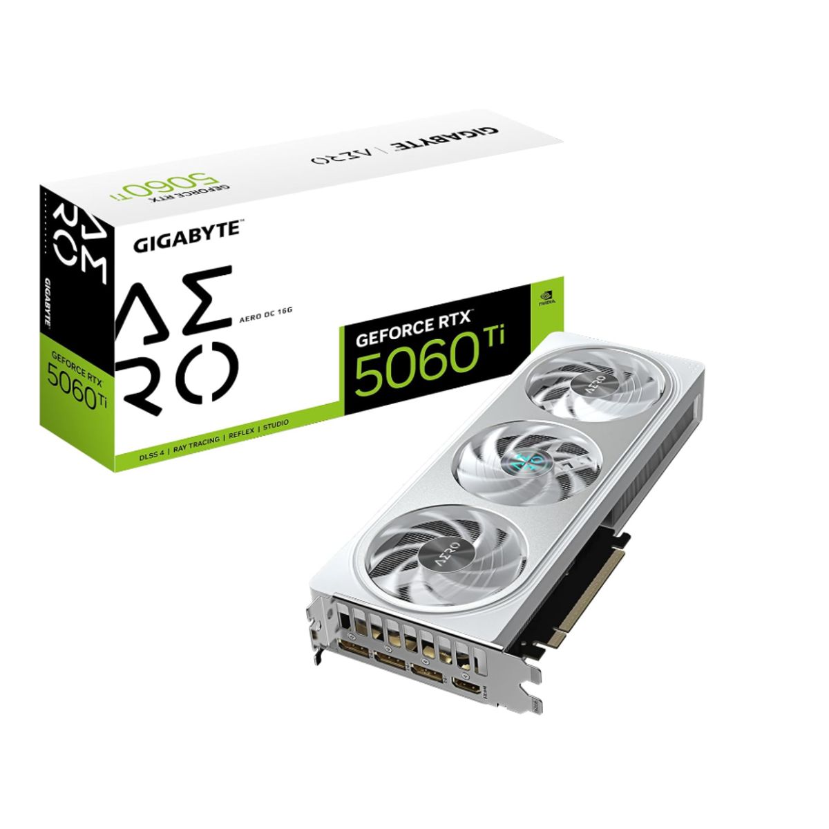 GIGABYTE - Tarjeta de Video - Gigabyte Nvidia GeForce RTX 5060 TI AERO OC 16G