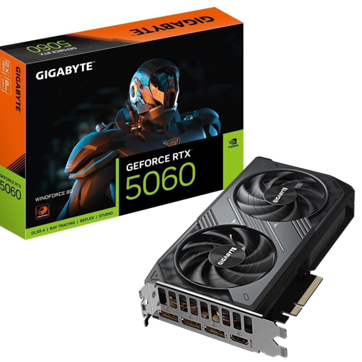 GIGABYTE - Tarjeta de Video - Gigabyte Windforce Nvidia GeForce RTX  5060 8G