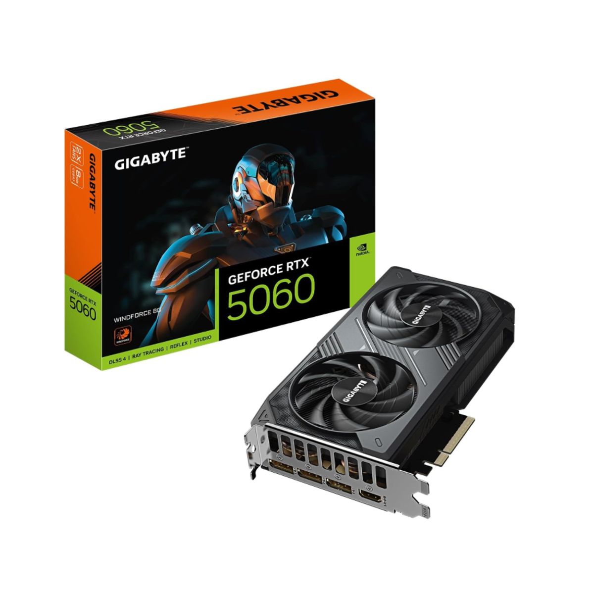 GIGABYTE - Tarjeta de Video - Gigabyte Windforce Nvidia GeForce RTX  5060 8G