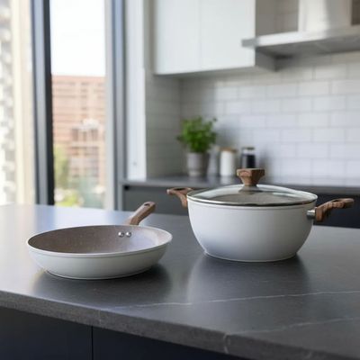 Imagen 2 del producto Bateria De Cocina 3 Piezas Antiadherente Ceramica Malibú