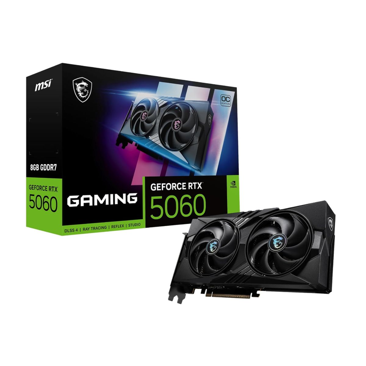MSI - Tarjeta de Video - MSI  Gaming OC Nvidia GeForce RTX 5060 8G