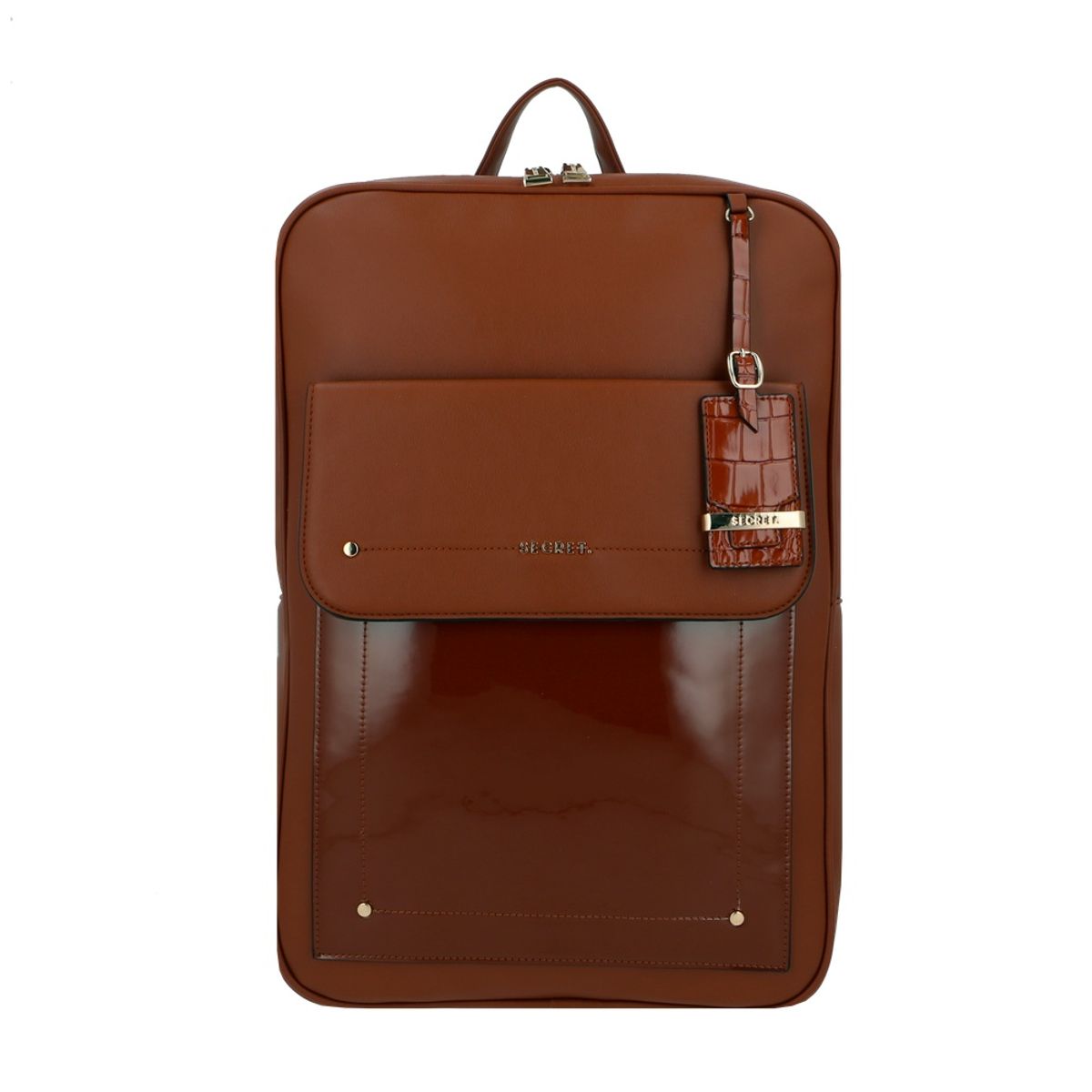 SECRET - Mochila Notebook Secret Brasilia SC6 Café 15"
