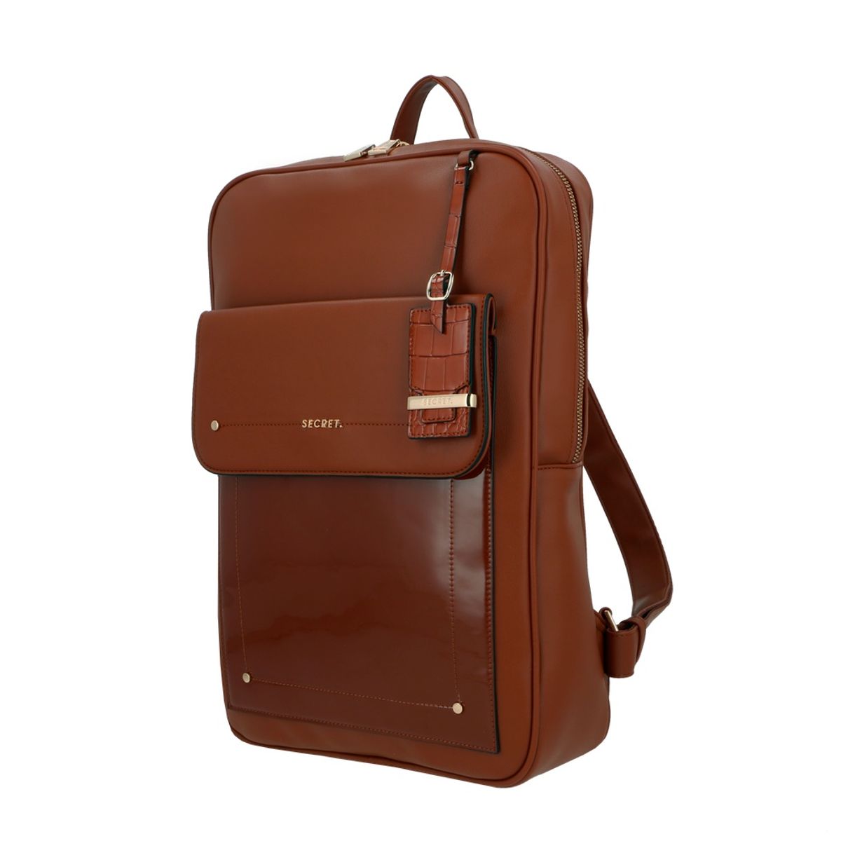 SECRET - Mochila Notebook Secret Brasilia SC6 Café 15"