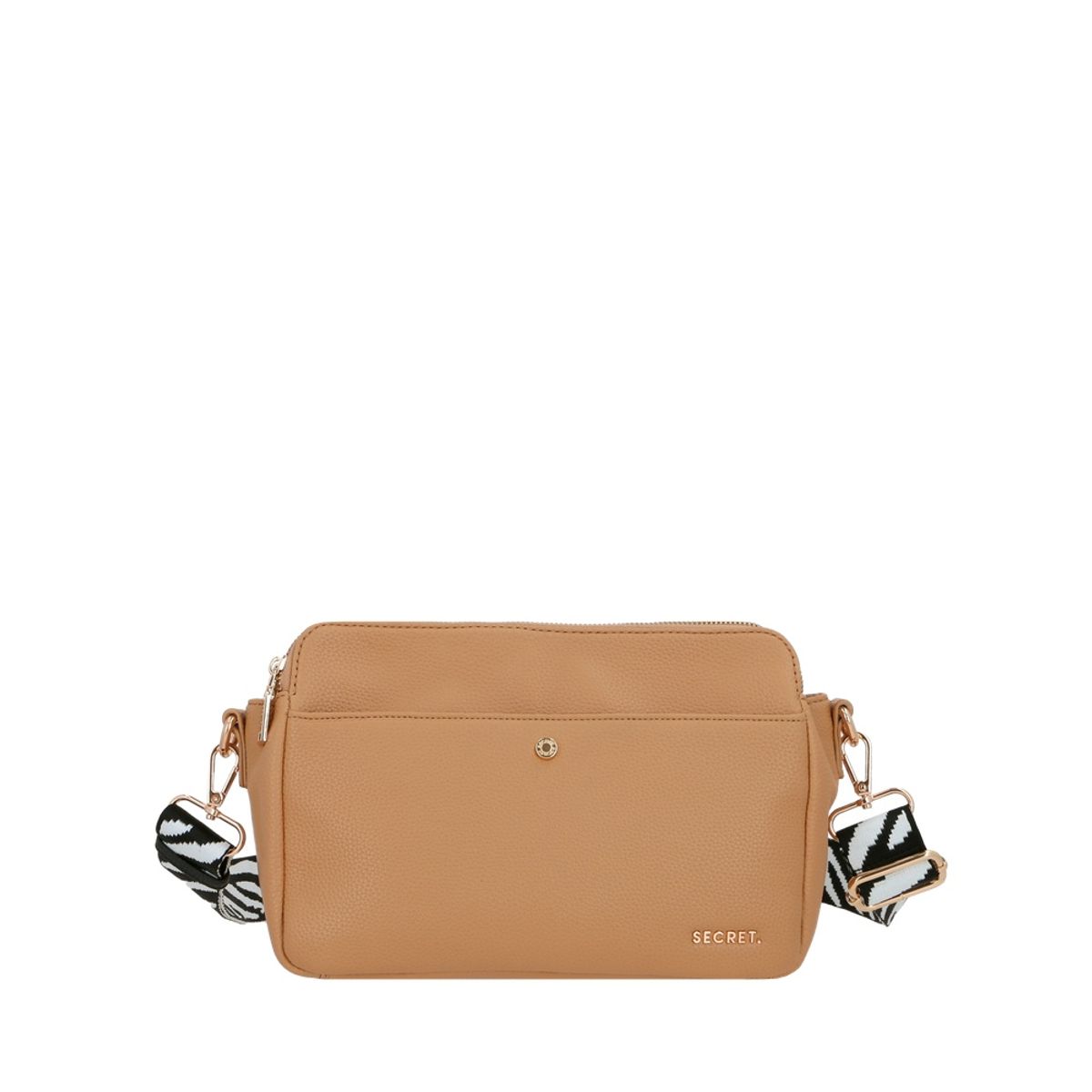 SECRET - Cartera Bandolera Secret Austria Pequeña Café SC6