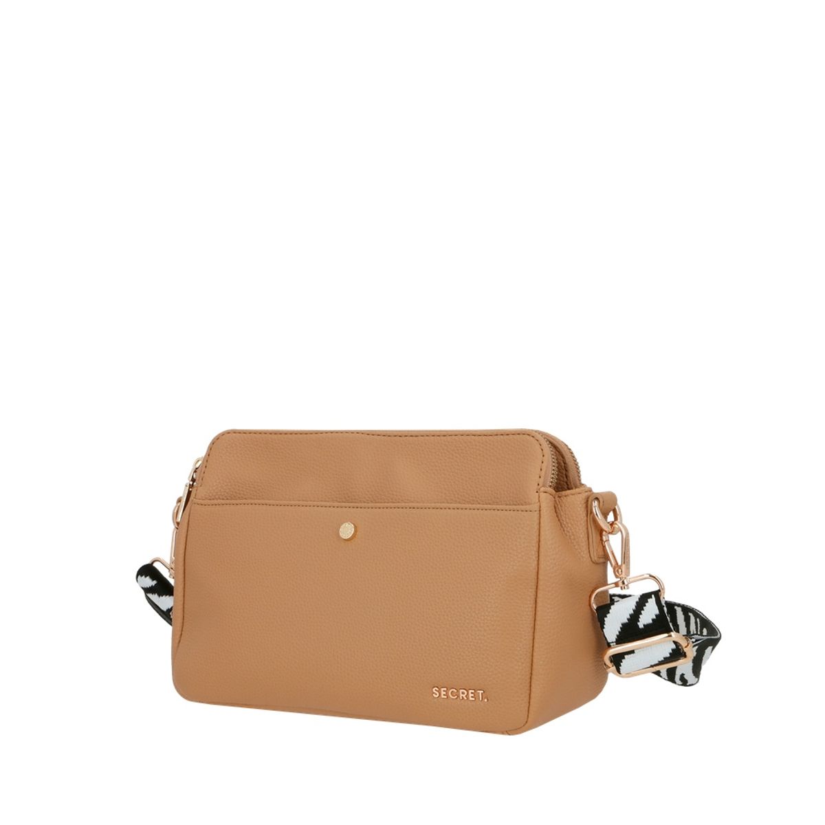 SECRET - Cartera Bandolera Secret Austria Pequeña Café SC6