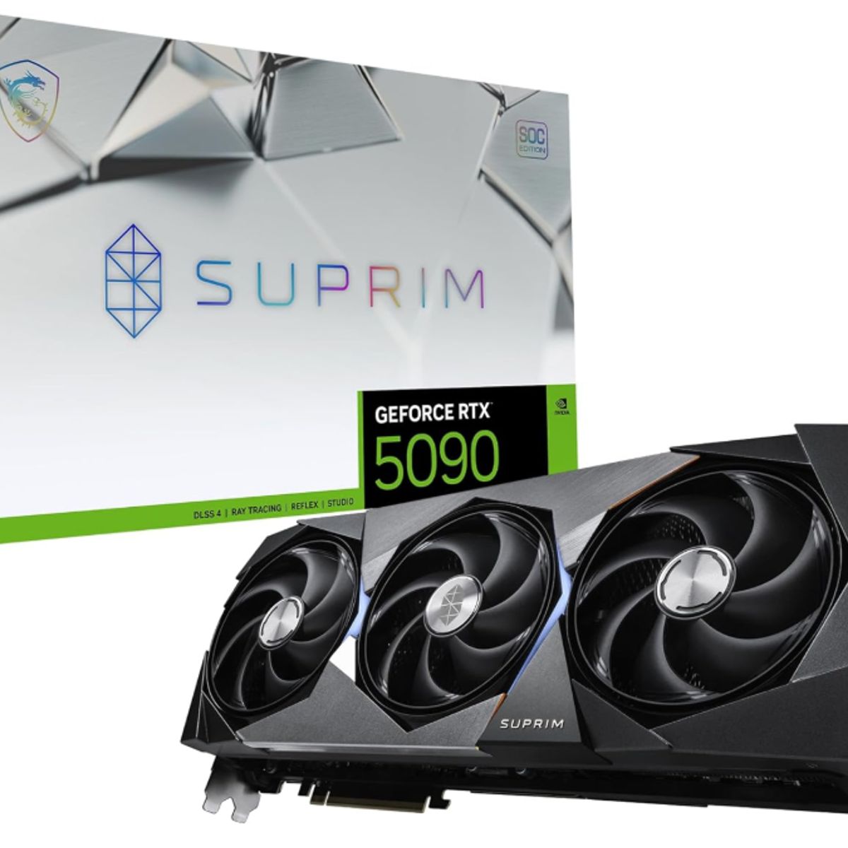 MSI - Tarjeta de Video - MSI  SUPRIM SOC Nvidia GeForce RTX 5090 32G