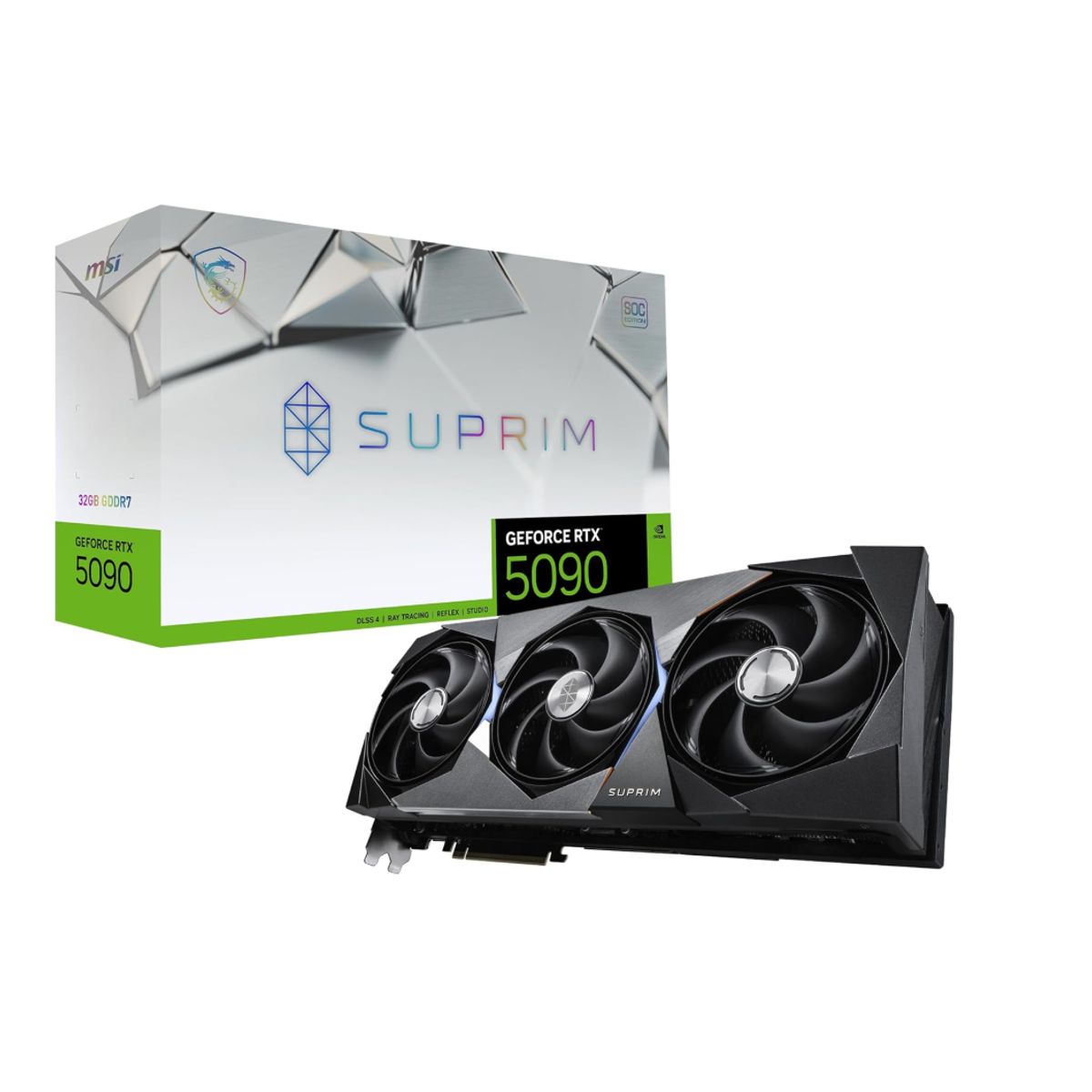 MSI - Tarjeta de Video - MSI  SUPRIM SOC Nvidia GeForce RTX 5090 32G