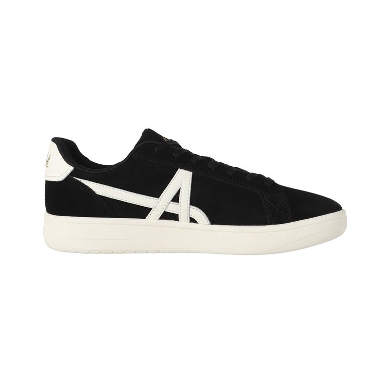 Zapatillas Hombre Round Low Negras/Blancas