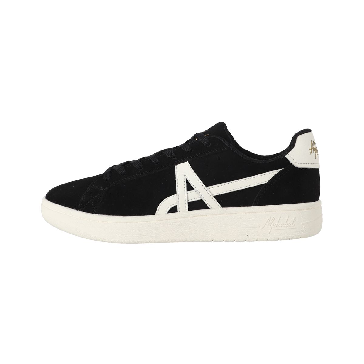 ALPHABET - Zapatillas Hombre Round Low Alphabet Negras/Blancas
