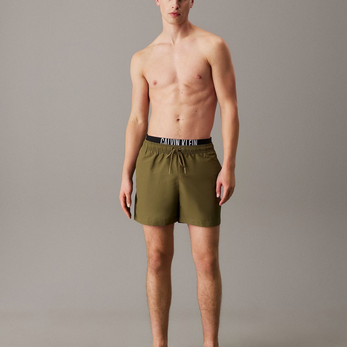 CALVIN KLEIN - Traje de Baño con Cinturilla Doble Intense Power Verde Calvin Klein