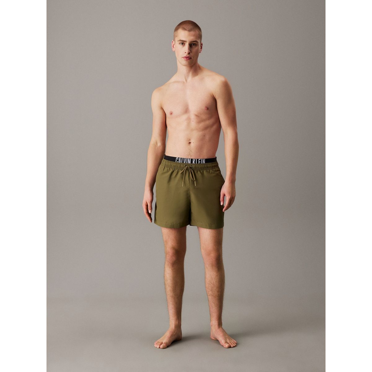 CALVIN KLEIN - Traje de Baño con Cinturilla Doble Intense Power Verde Calvin Klein