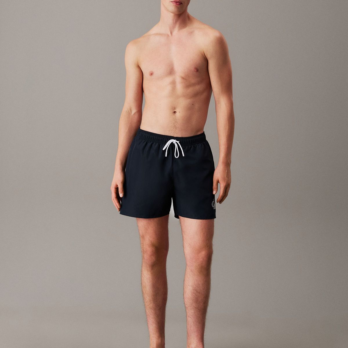 CALVIN KLEIN - Traje de Baño Largo Medio Ck Monogram Azul Calvin Klein