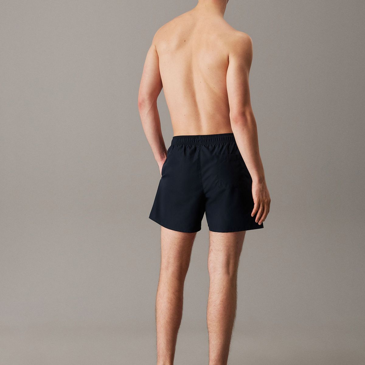 CALVIN KLEIN - Traje de Baño Largo Medio Ck Monogram Azul Calvin Klein