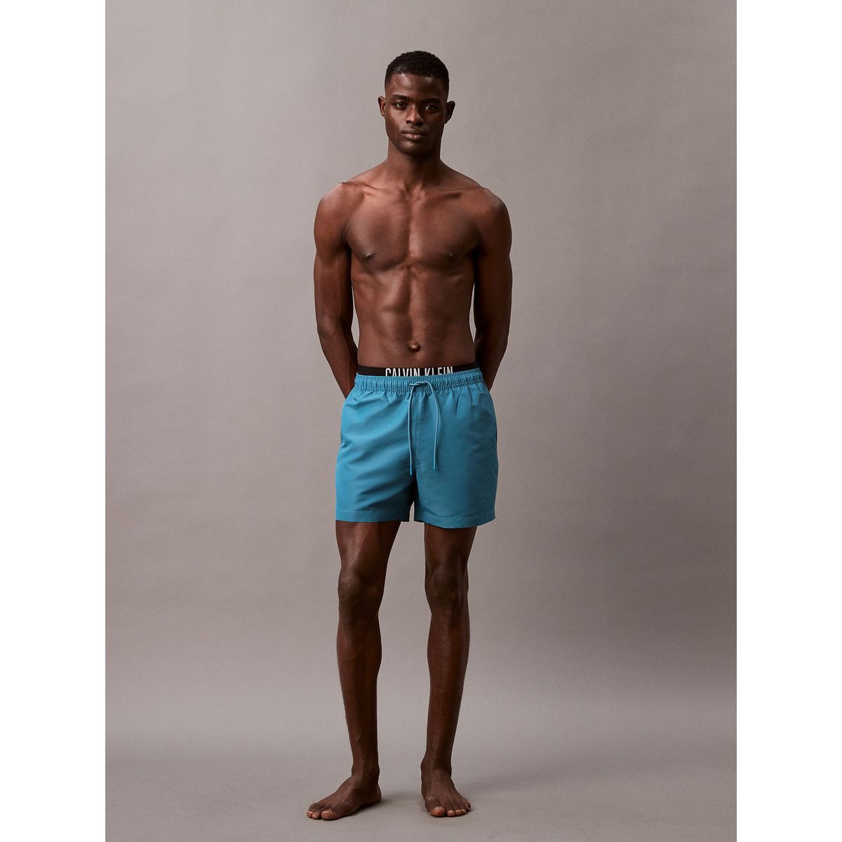 CALVIN KLEIN - Traje de Baño con Cinturilla Doble Intense Power Azul Calvin Klein