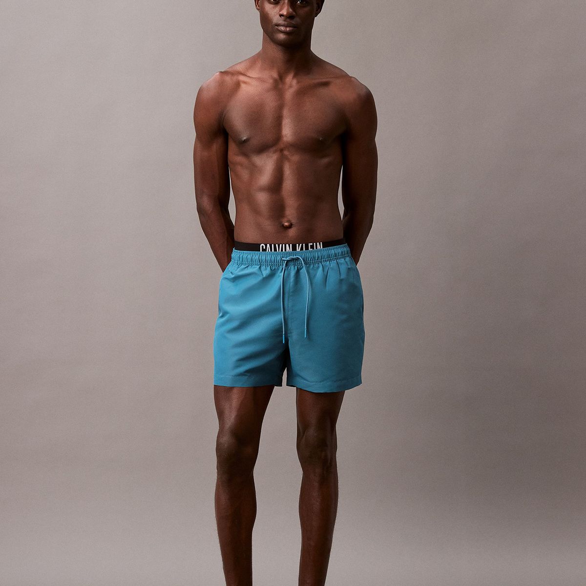 CALVIN KLEIN - Traje de Baño con Cinturilla Doble Intense Power Azul Calvin Klein