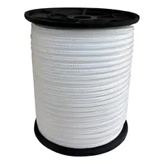 METALFER - Cordel Plastico 6mm X 48 Mts 10 Kg Blanco
