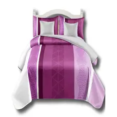 GENERICO - CUBRECAMA QUILT DELGADO JUEGO DE 9 PIEZAS 2 PLAZAS 12