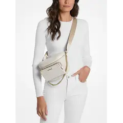 MICHAEL KORS - Riñonera crossbody monograma vainilla