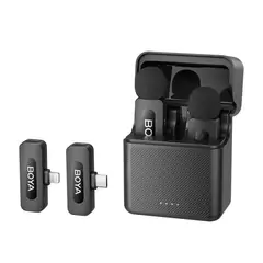 BOYA - BY-BY-V3 COMBO Micrófono Dóble USB-C y Lightning
