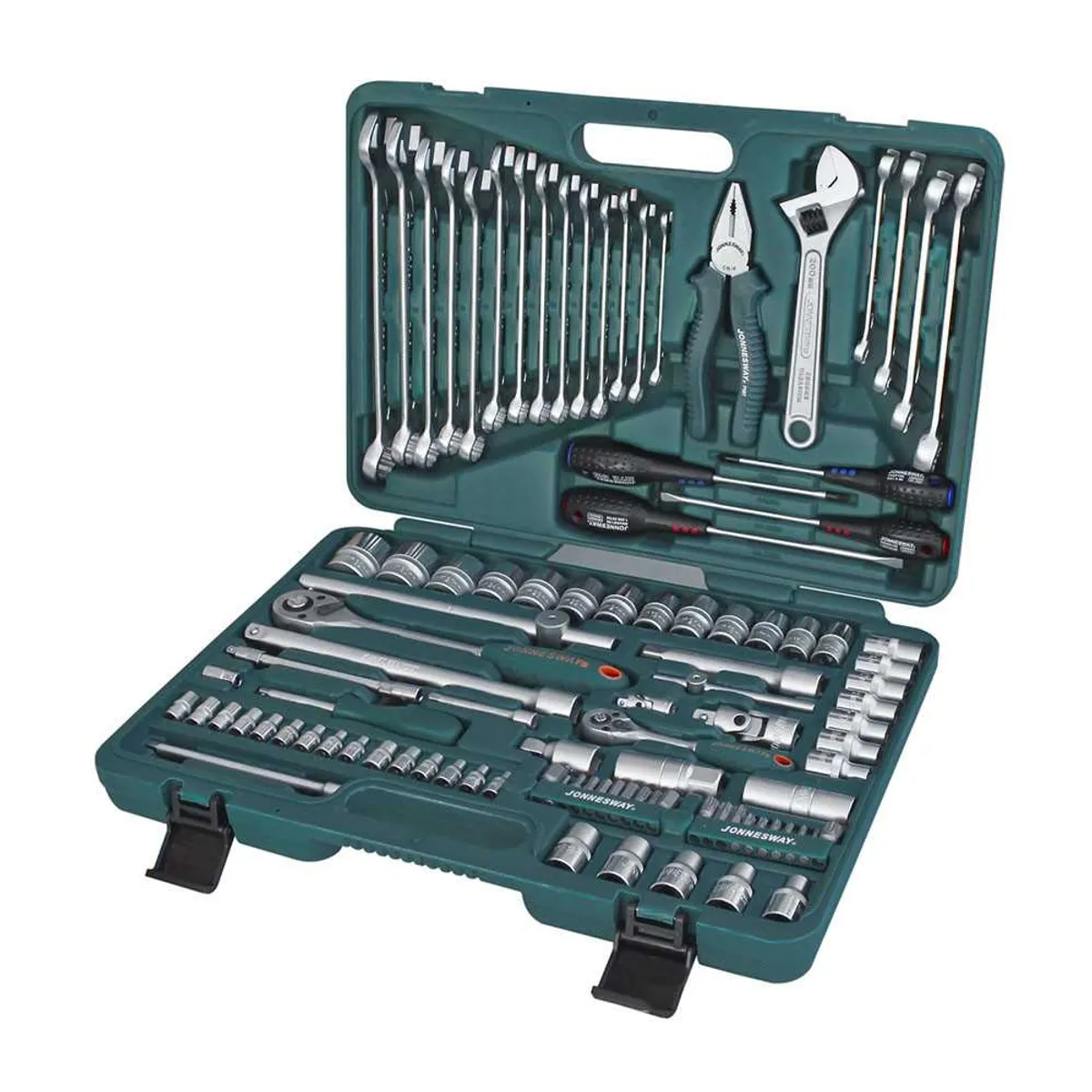 JONNESWAY - Juego de Dados 1-4 Y1-2 101 piezas 1/2 S04H624101S JONNESWAY