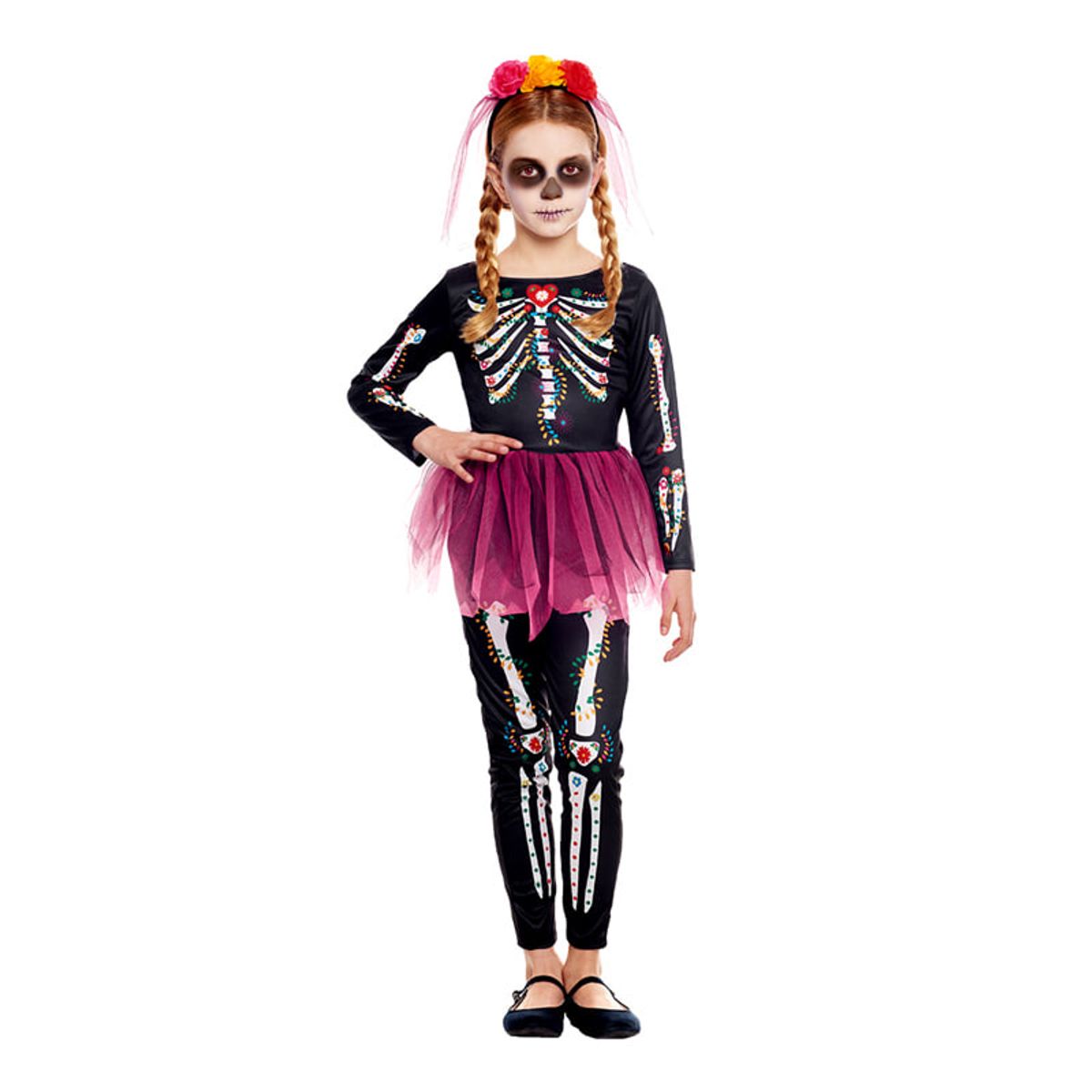 GENERICO - TRAJE DISFRAZ CATRINA LOVE 5-6
