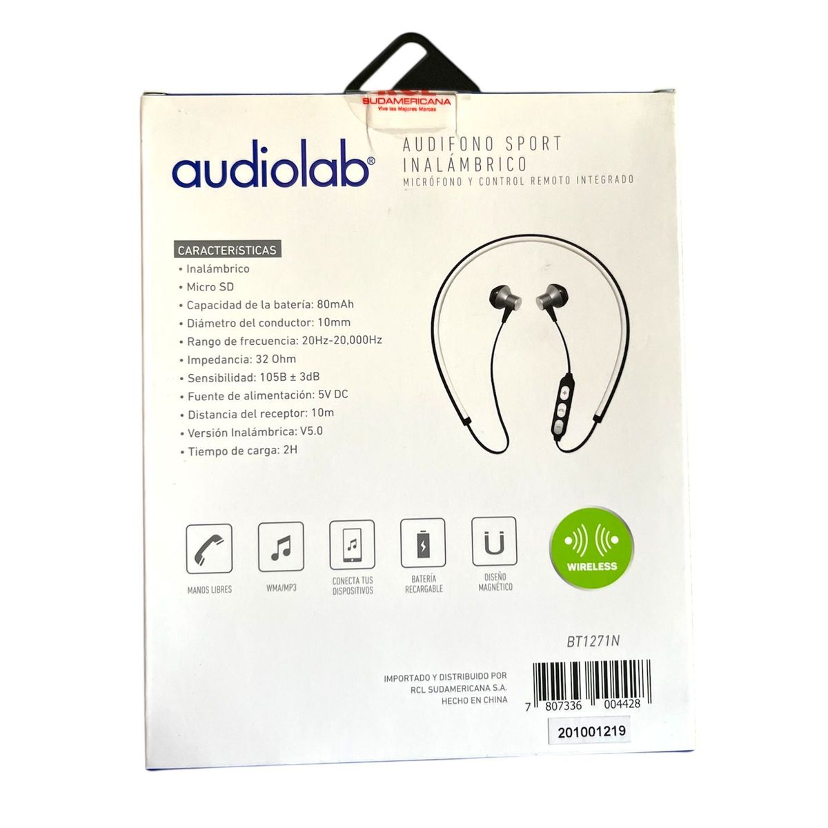 AUDIOLAB - Audífonos inalámbricos deportivos