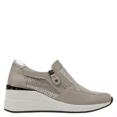 BRUNO ROSSI - Zapatilla Casual Mujer Gris
