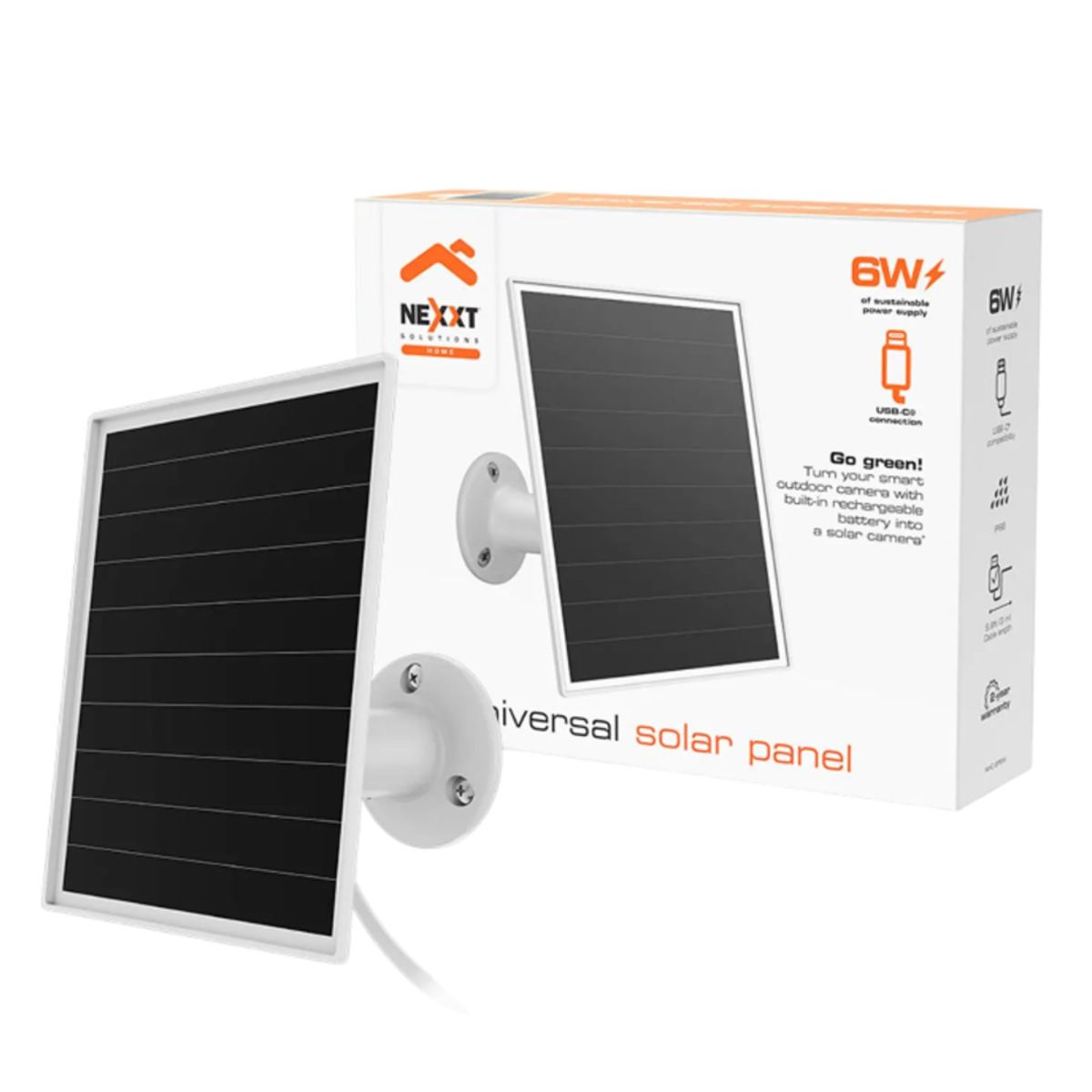 NEXXT SOLUTIONS - Panel Solar Nexxt 6W USB-C IP66