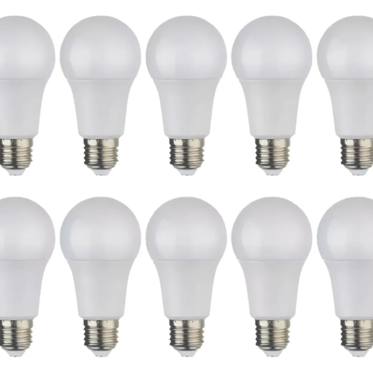 WANT - Pack 10 Ampolletas E27 9w 3000k Calida