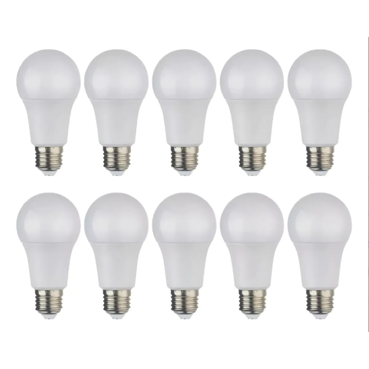 WANT - Pack 10 Ampolletas E27 9w 3000k Calida
