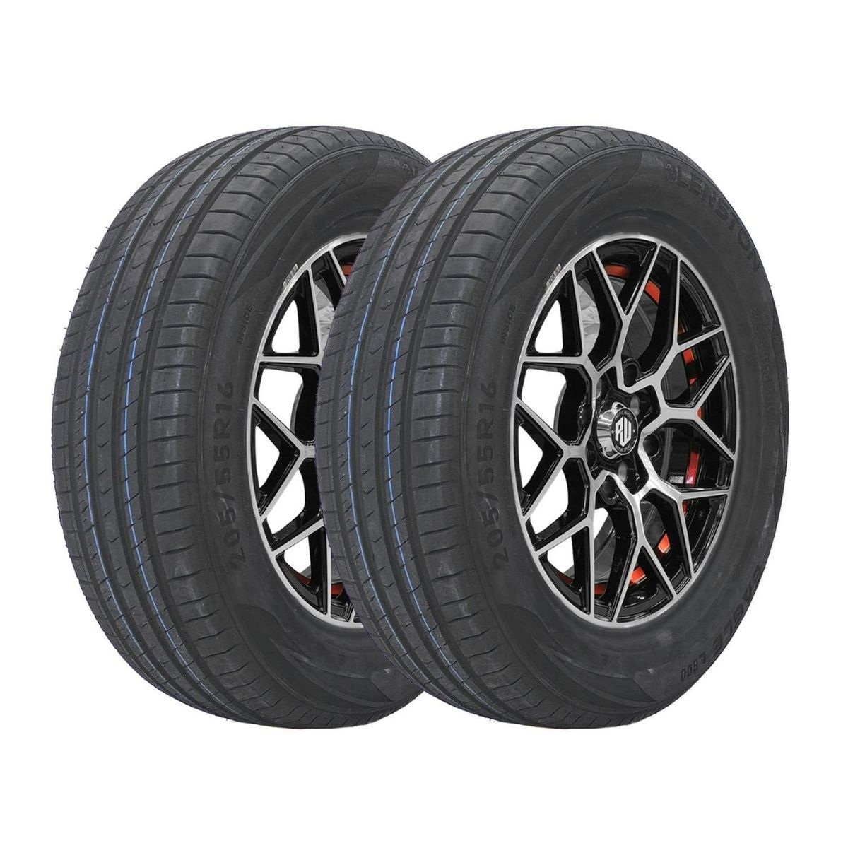 GENERICO - Set x2 Neumáticos 195/60R15 88V EAGLE L600 Lenston PR H/T TL BLK CHN