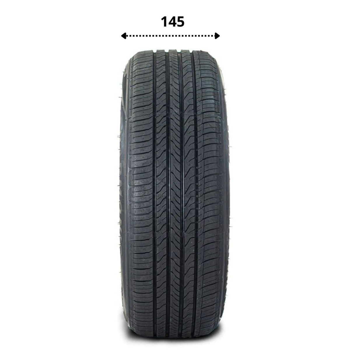 GENERICO - Neumático 145/70R12 69T RP203A Aptany PR H/T TL BLK CHN