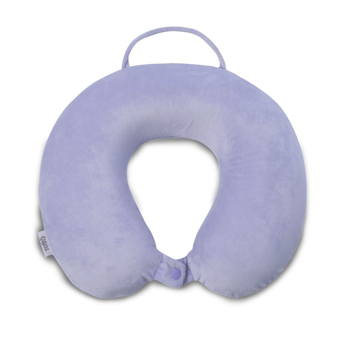 TOTTO - Almohada de Viaje Memory Foam Jet Pillow Morada Totto