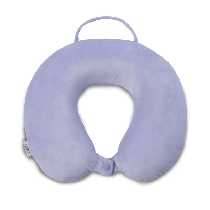 TOTTO - Almohada de Viaje Memory Foam Jet Pillow Morada Totto
