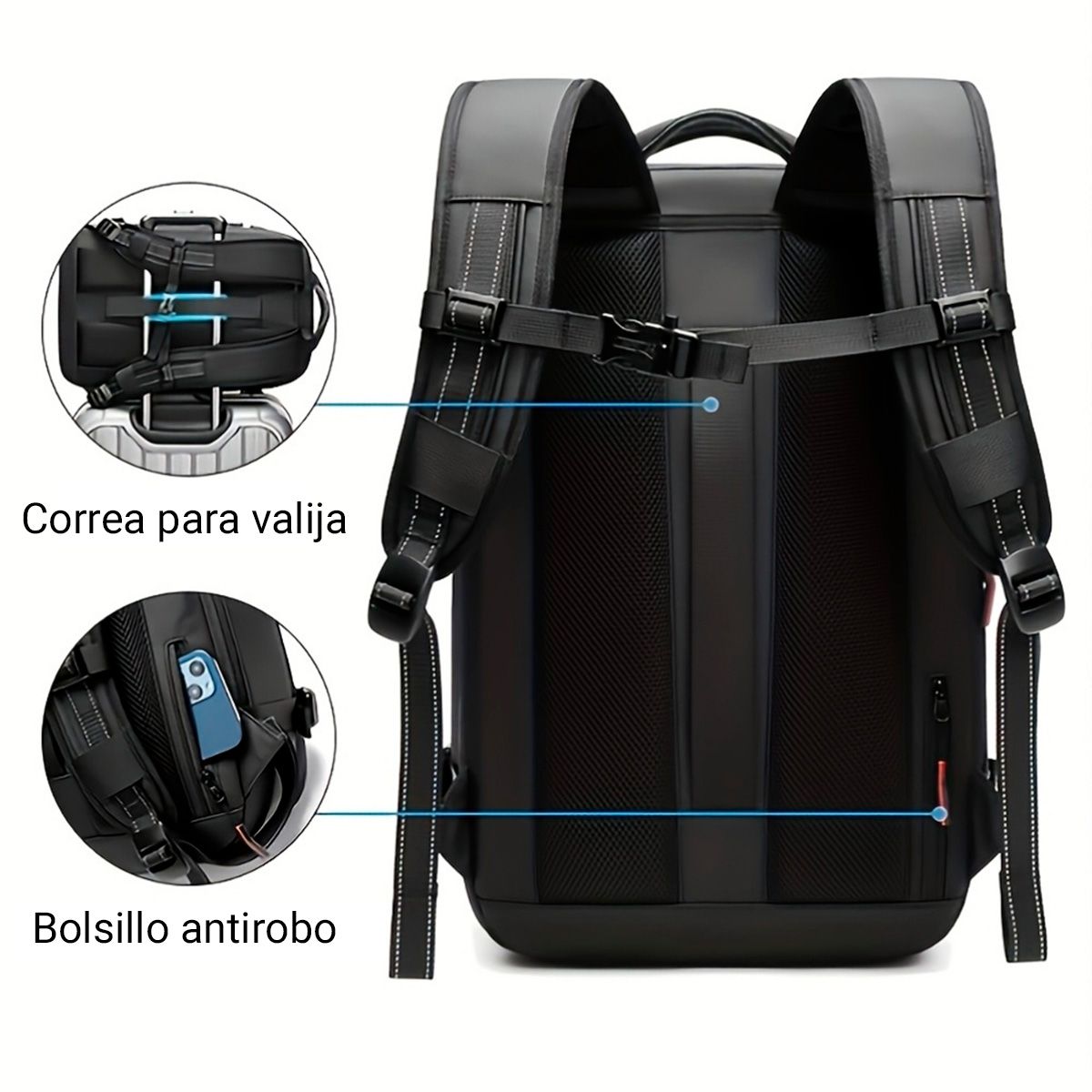 KOLKE - Mochila de Viaje Kolke Compresión y Bomba al Vacío Incluida