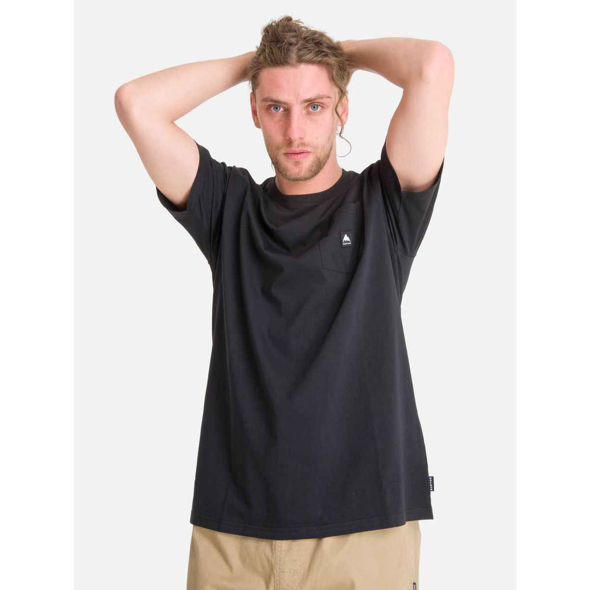 BURTON - Polera mc Hombre Colfax tee Negro BURTON