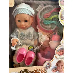 GENERICO - Muñeca Guagua - Bebe Con Accesorios