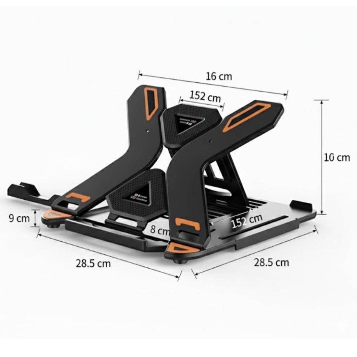GENERICO - Base multifuncional para Portátil y Celular Color Negro