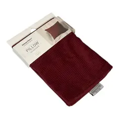 GENERICO - Funda Para Cojin Color Burdeo Tela Cotele 50x50com