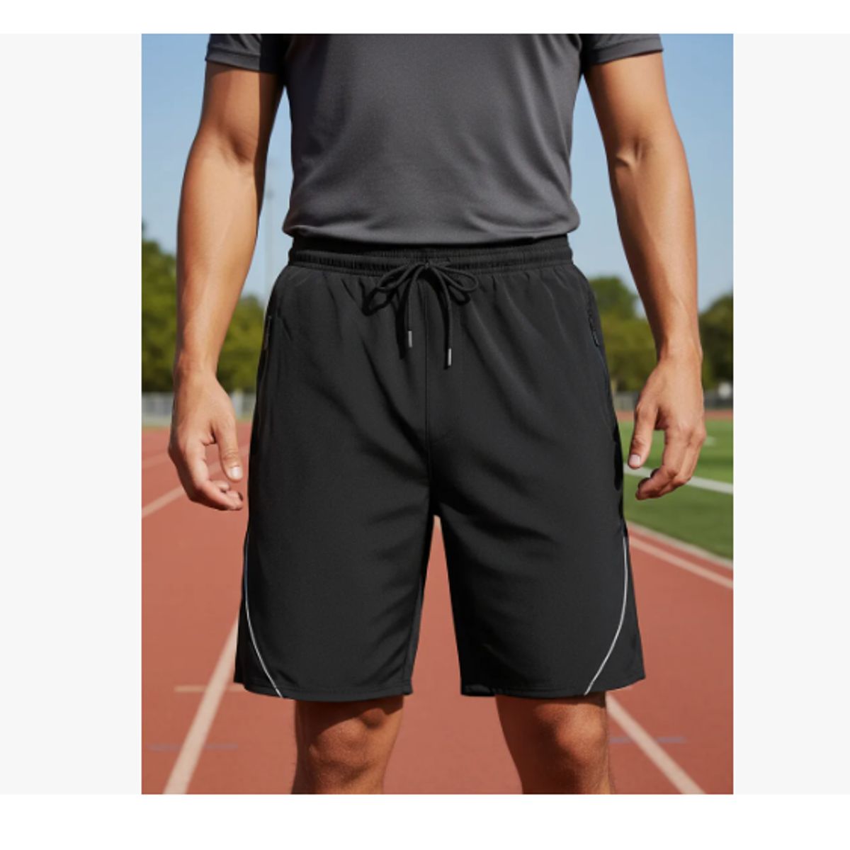 AGW - Pack 3 Shorts Hombre Secado Rápido. Fit Deportivo