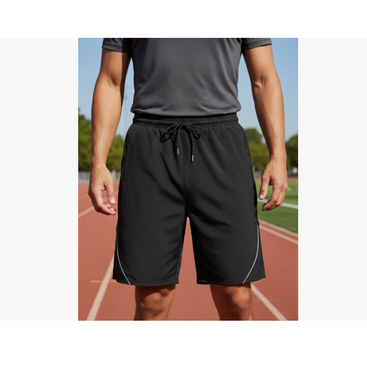 AGW - Pack 3 Shorts Hombre Secado Rápido. Fit Deportivo