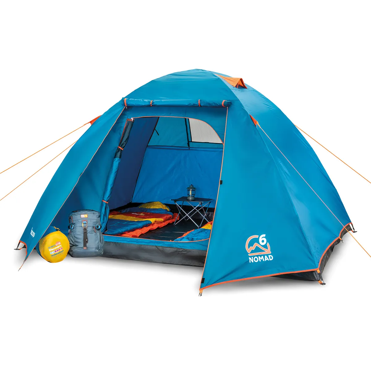 DISCOVERY - Carpa Camping 6 Personas Nomad Techo Largo 3000mm