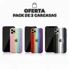 GENERICO - Pack 3 Carcasas para iPhone 13/14
