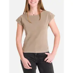 BURTON - Polera m/c Mujer Essential Café