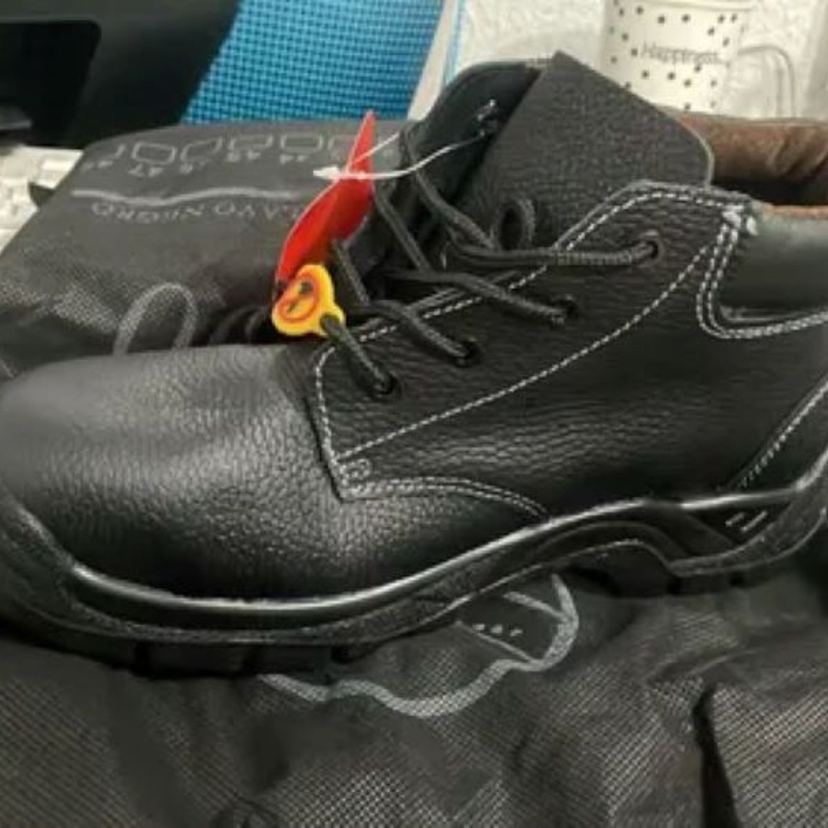 MAX WORK - Botin Anti clavo Negro