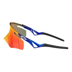OAKLEY - Lentes QNTM Kato Crystal Blue Prizm Ruby