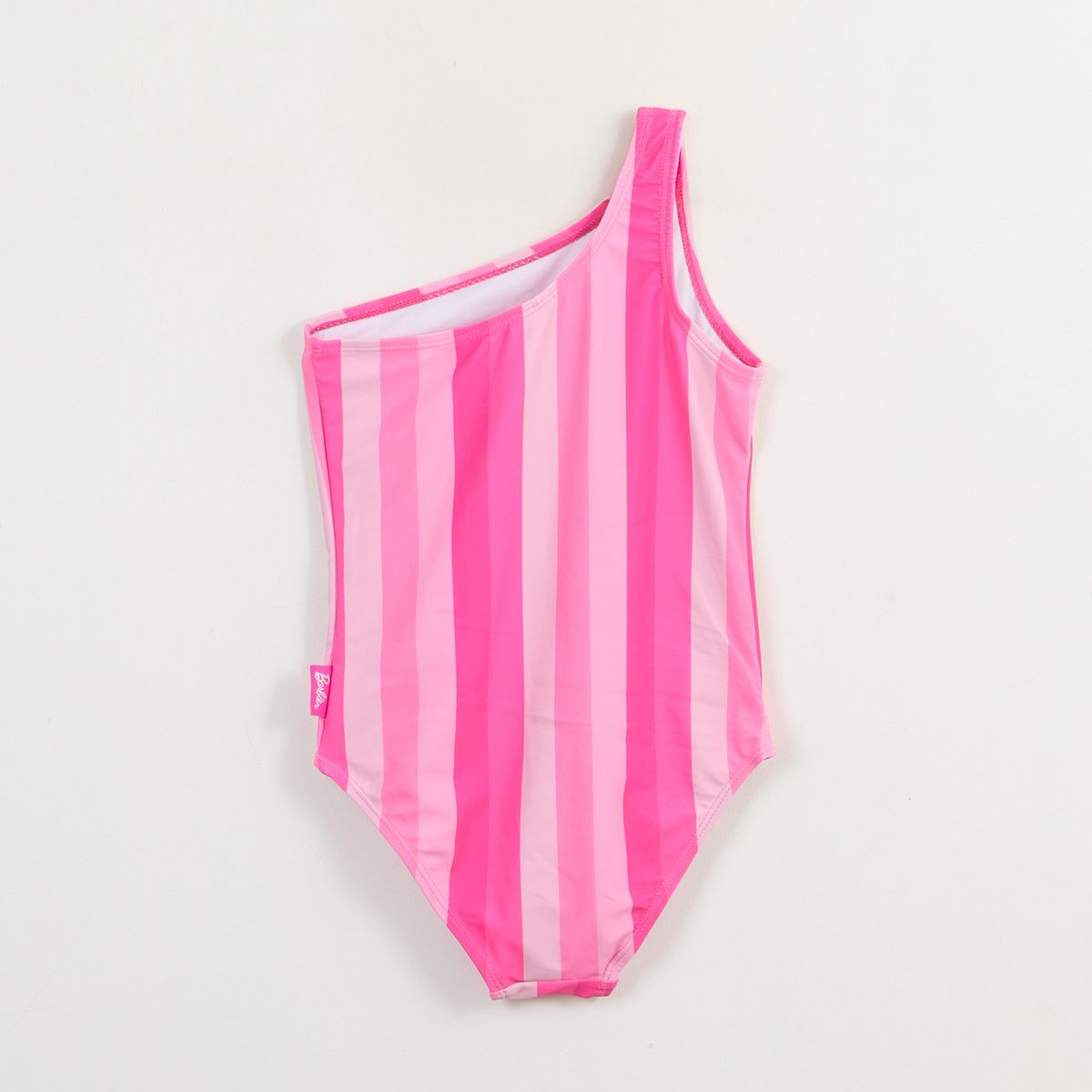 BARBIE - Traje de baño entero Niña Fucsia Rayas Estampado Barbie